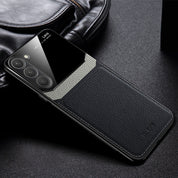 Samsung Series | Contrast Color Stitching Leather Phone Case