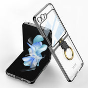 Electroplated Ring Buckle Case For Galaxy Z Flip Series