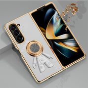 Astronaut Buckle Electroplated Case For Galaxy Z Fold Series