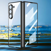 Transparent PC Electroplated Case For Galaxy Z Fold Series