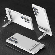 Samsung Series | Ultra-Thin Invisible Bracket Liquid Silicone Phone Case
