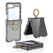 Transparent Ring Case For Galaxy Z Flip Series