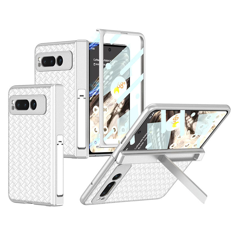 Google series | Pixel Fold Woven Texture Stand Phone Case