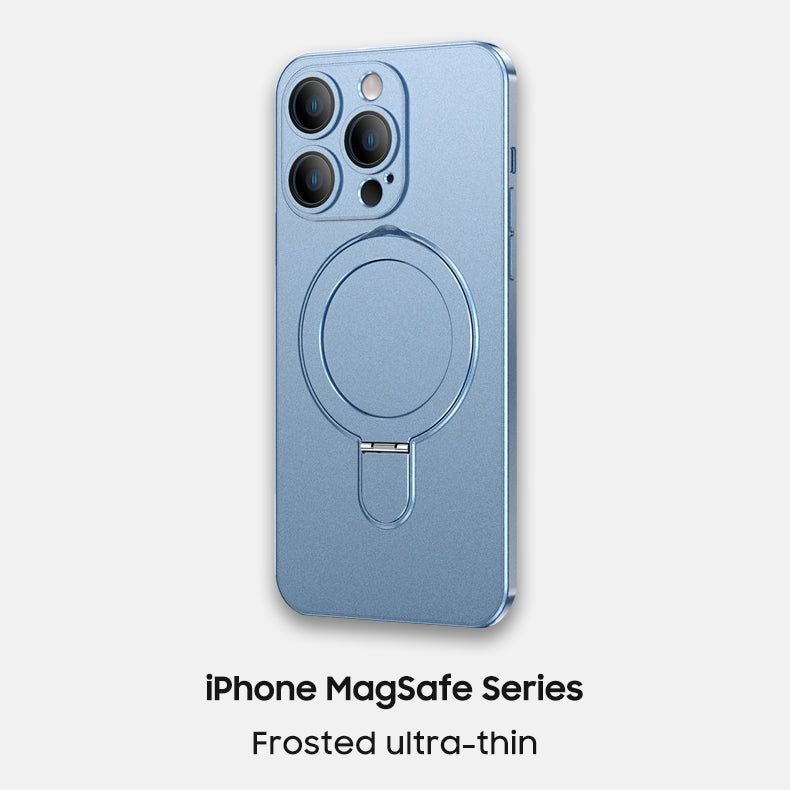 iPhone MagSafe Series | Magnetic Holder Ultra-Thin Frosted Phone Case