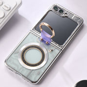 Circuit Board Pattern Power Case For Galaxy Z Flip Series