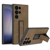 Samsung Series | Push-Pull Stand Leather Case