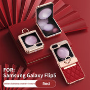 Glitter Diamond Leather Case For Galaxy Z Flip Series