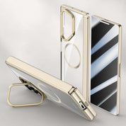 Electroplated Transparent Case with Lens Holder For Galaxy Z Fold 6