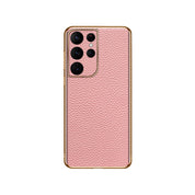 Samsung Series | Luxury Electroplated Mobile Phone Leather Case
