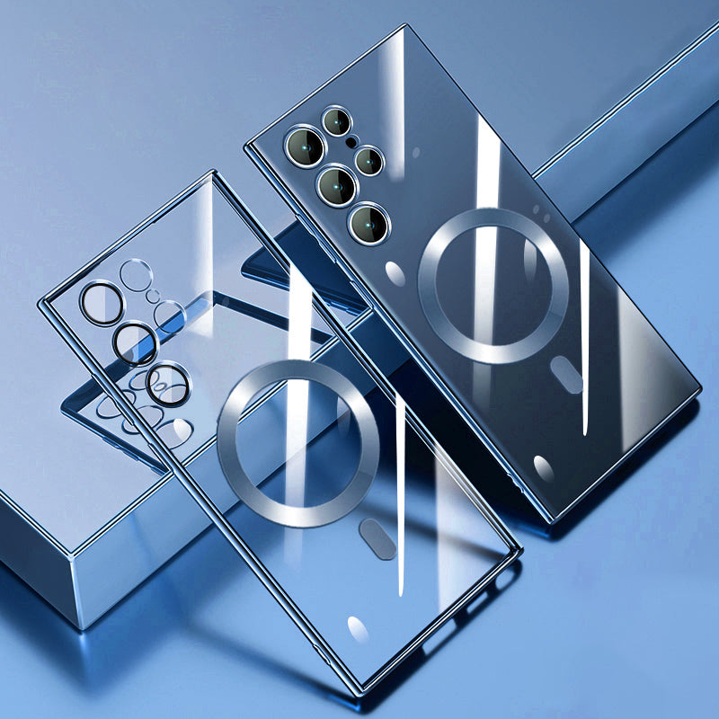 Samsung Magsafe Series | Transparent Electroplating Mobile Phone Case