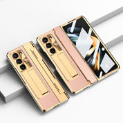 Electroplated Mobile Phone Leather Case For Galaxy Z Fold Series