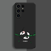 Samsung Series | Cute Panda Liquid Silicone Phone Case