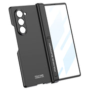 Magnetic Hinge Protection Hard Case with Screen Protector for Samsung Galaxy Z Fold 6