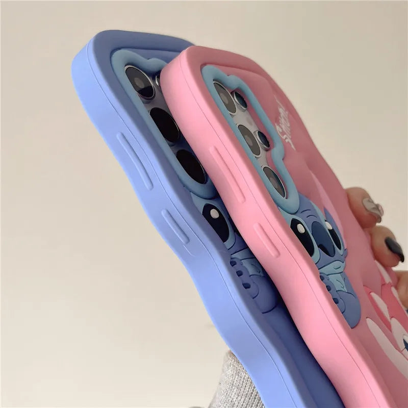 Cute Stitch & Angel Case For Galaxy S Series