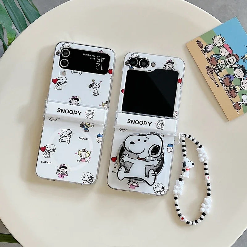 SnoopyMag Cute Cartoon Z Flip Case