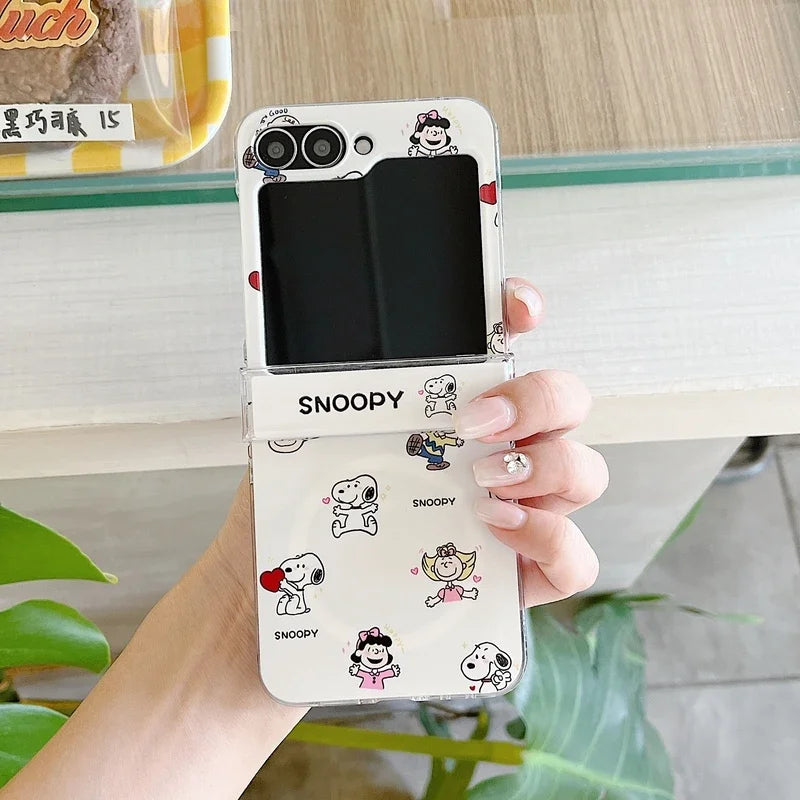 SnoopyMag Cute Cartoon Z Flip Case