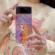 cute cartoon Princess Case for Samsung Galaxy Z Flip