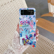 Cute Colorful Stitch Phone Case For Samsung Galaxy Z Flip