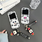Cartoon Silver Plating Phone Case for Z Flip Series