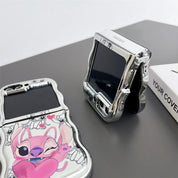 Cute Stitch Phone Case For Galaxy Z Flip Series