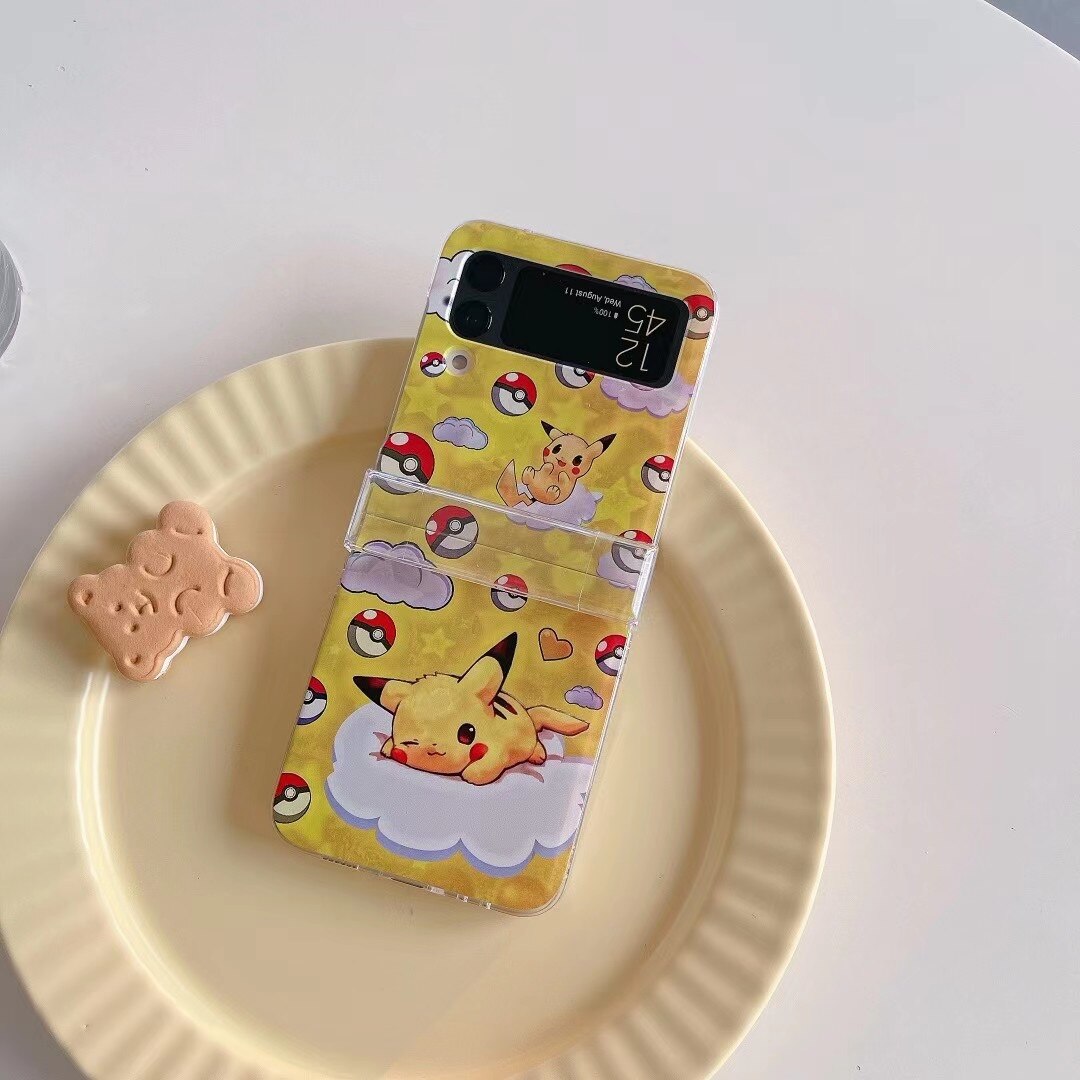 Cute Pikachu Case for Samsung Galaxy Z Flip