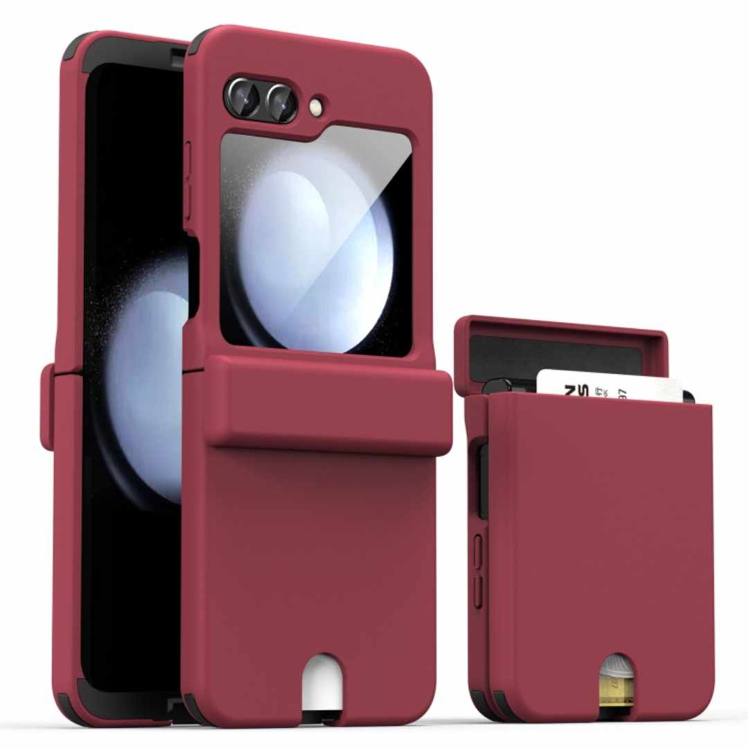 CardSafe Armor Case | Galaxy Z Flip 5 | Wine Red