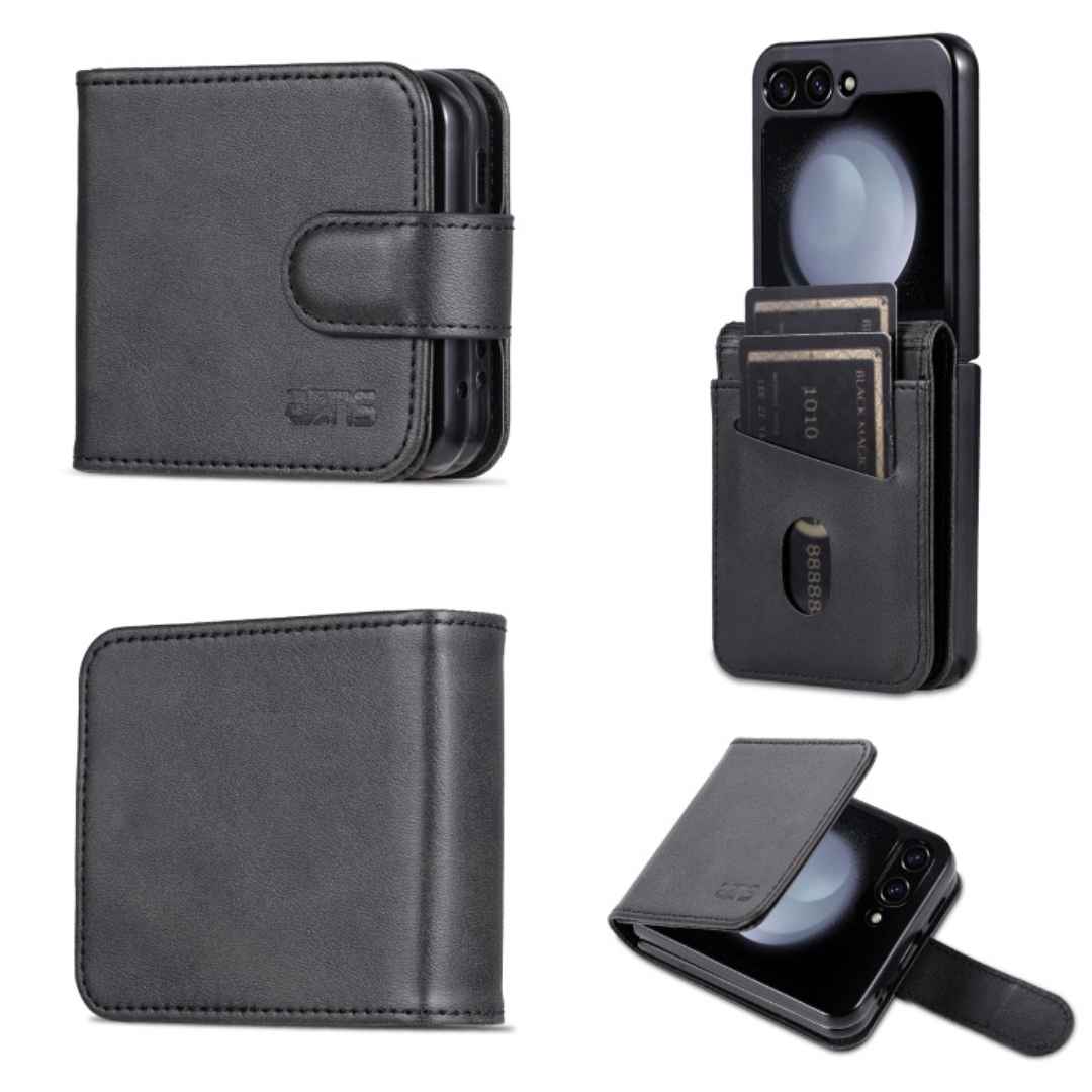 Stand Magnetic  Leather Case For Samsung Galaxy Z Flip 5