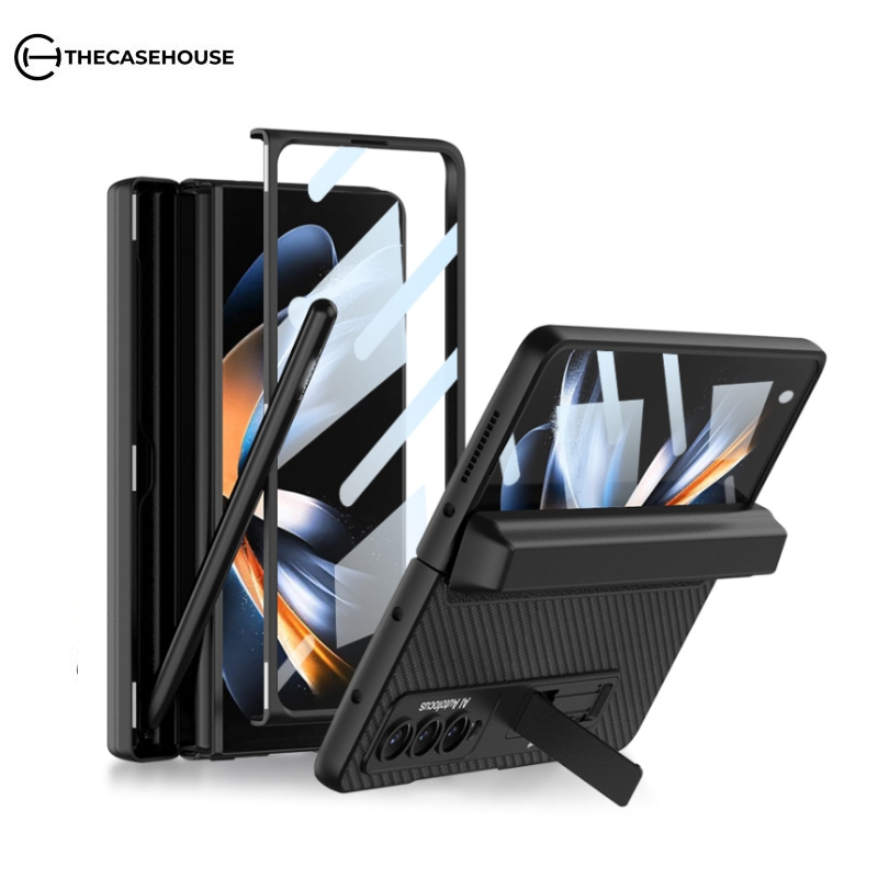 Magnetic Leather All-in-One Cover For Samsung Galaxy Z Fold Series