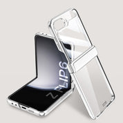 Transparent Electroplating Case For Galaxy Z Flip Series