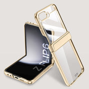 Transparent Electroplating Case For Galaxy Z Flip Series