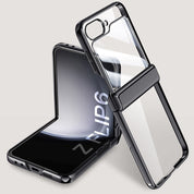 Transparent Electroplating Case For Galaxy Z Flip Series