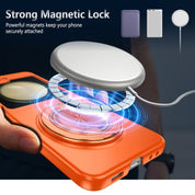 Rotating Magnetic Ring Frosted Case For Galaxy Z Flip Series