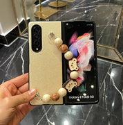 Cute Cartoon Bear Case For Samsung Galaxy Z Fold