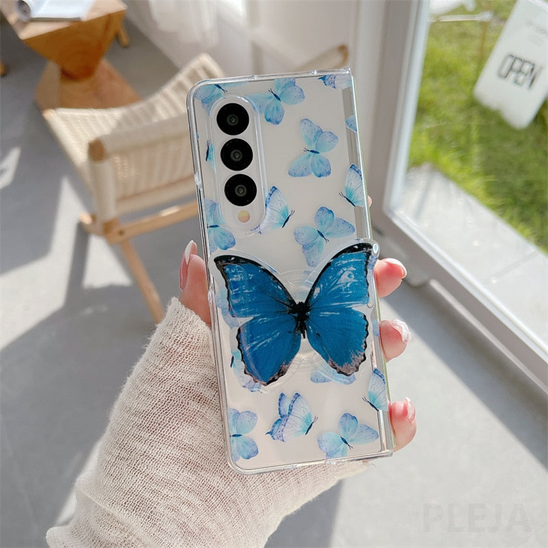 Cute Butterfly Phone Case For Samsung Galaxy Z Fold