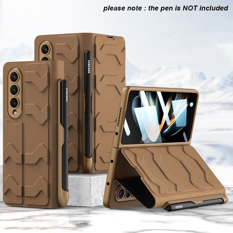 Leather Stand Shockproof Case for Samsung Galaxy Z Fold