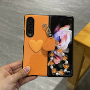 Cute Fashion Love Heart Phone Case For Samsung Galaxy Z Fold