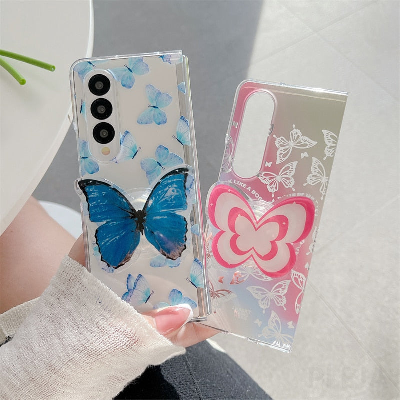 Cute Butterfly Phone Case For Samsung Galaxy Z Fold